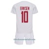 Conjunto (Camiseta+Pantalón Corto) Dinamarca Christian Eriksen 10 Segunda Equipación Mundial 2022 - Niño